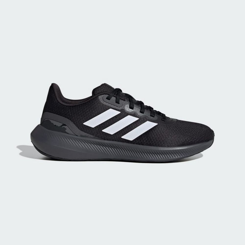 ADIDAS 愛迪達 RUNFALCON 3.0 跑步鞋 男鞋 黑色-IE0742