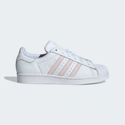 ADIDAS 愛迪達 【ADIDAS】SUPERSTAR W 休閒鞋 女鞋 白粉-IE3001