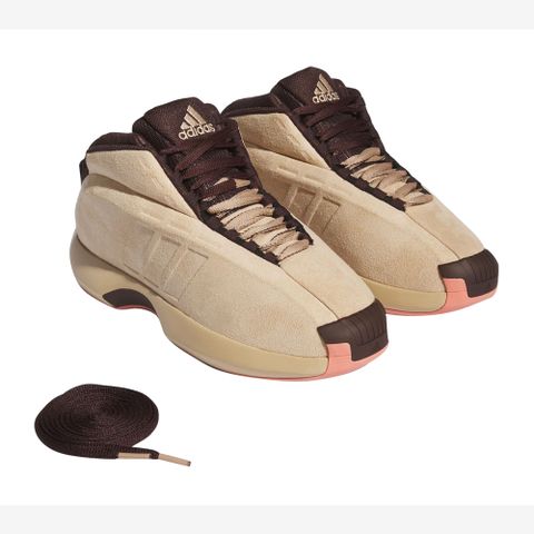 【ADIDAS】CRAZY 1 籃球鞋 男鞋 米 棕-IF1142
