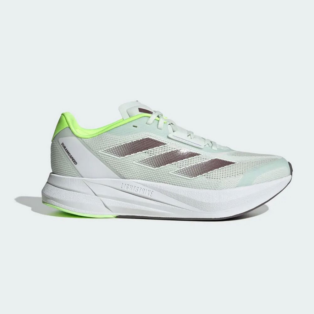 adidas 愛迪達 DURAMO SPEED M 跑步鞋 男鞋 白綠-IE5476