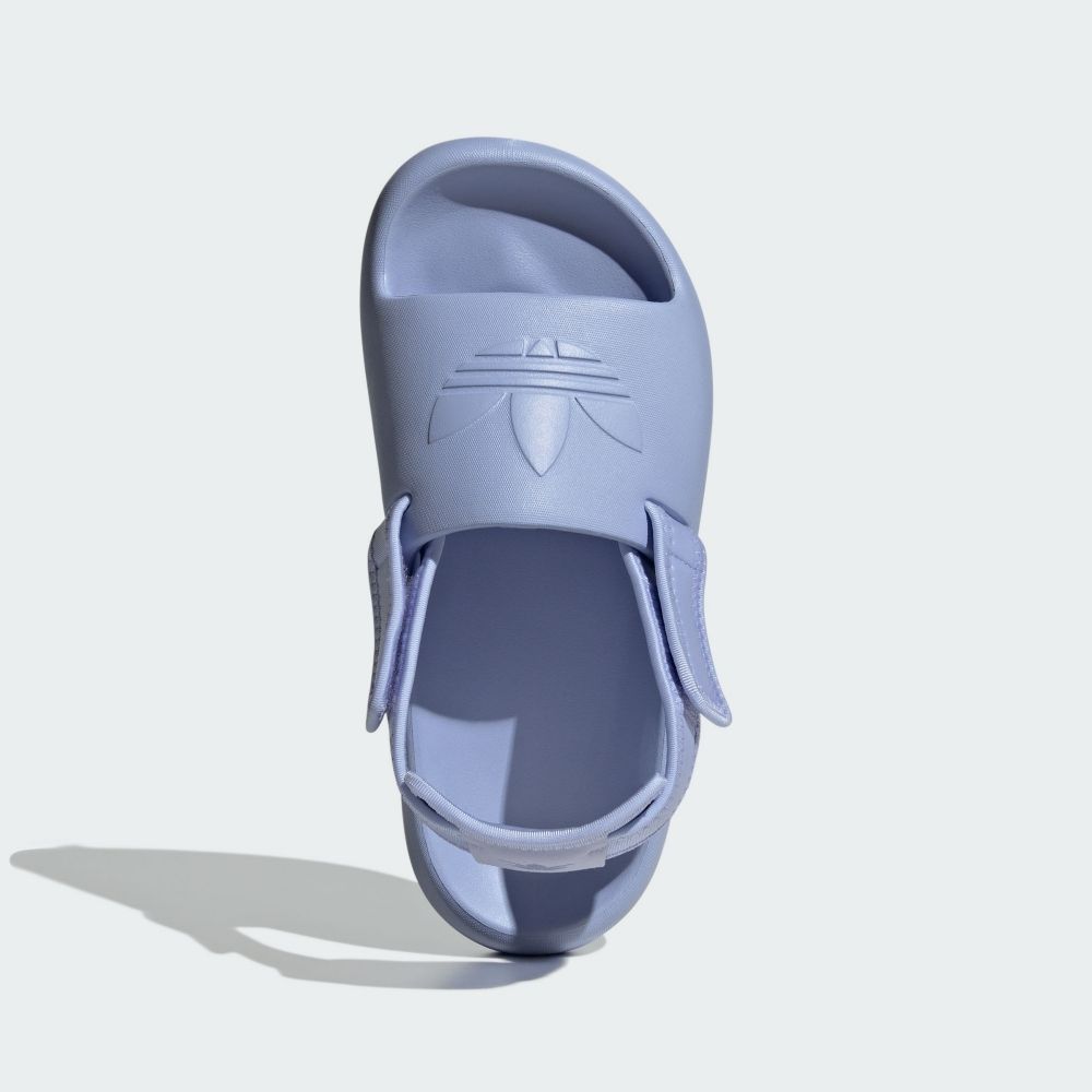 adidas 愛迪達 ADIFOM ADILETTE J Slipper 涼鞋 童鞋 大童鞋 女鞋 藍色-IG8428