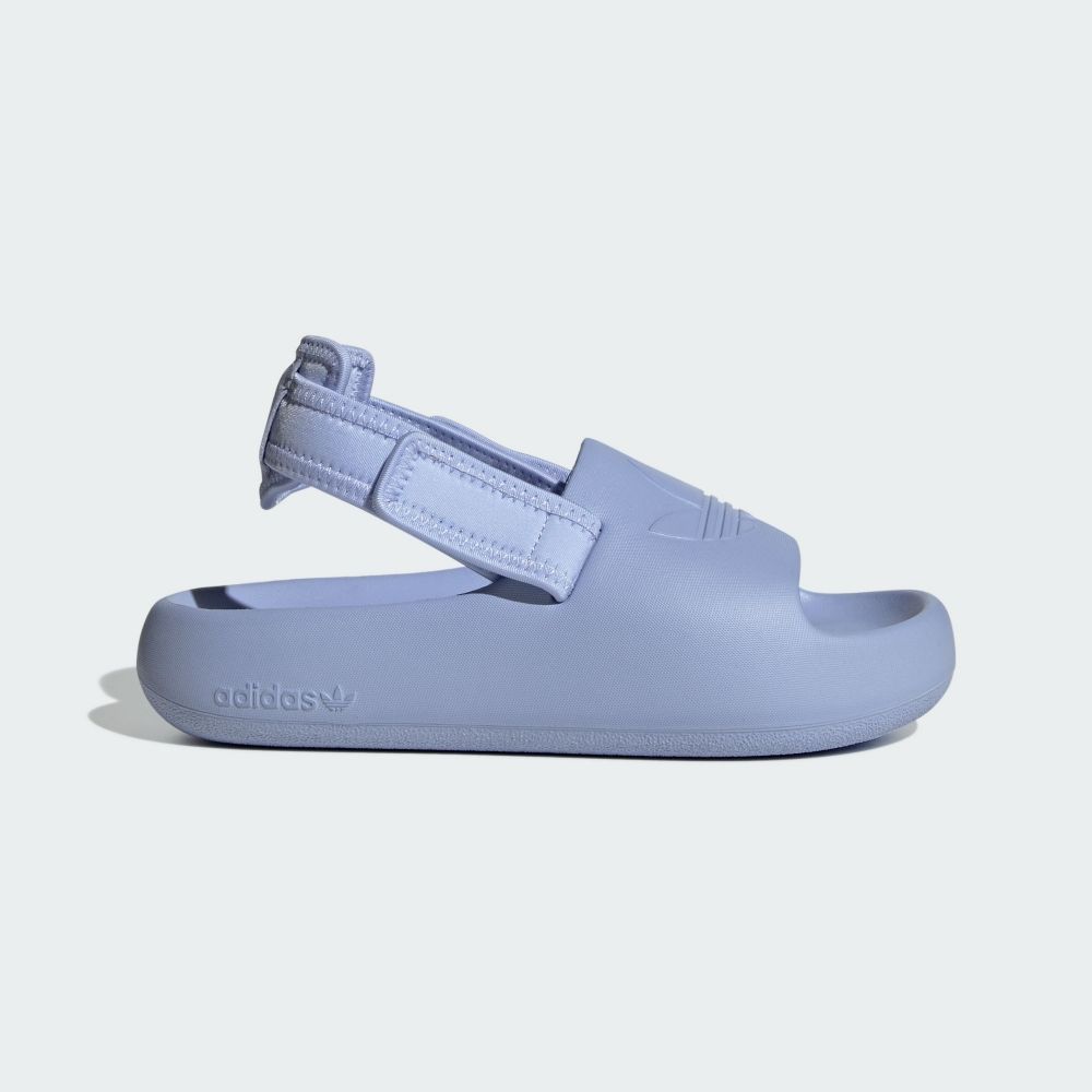 adidas 愛迪達 ADIFOM ADILETTE J Slipper 涼鞋 童鞋 大童鞋 女鞋 藍色-IG8428