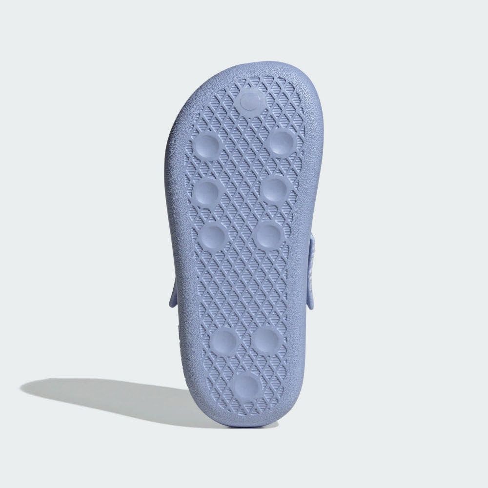 adidas 愛迪達 ADIFOM ADILETTE J Slipper 涼鞋 童鞋 大童鞋 女鞋 藍色-IG8428