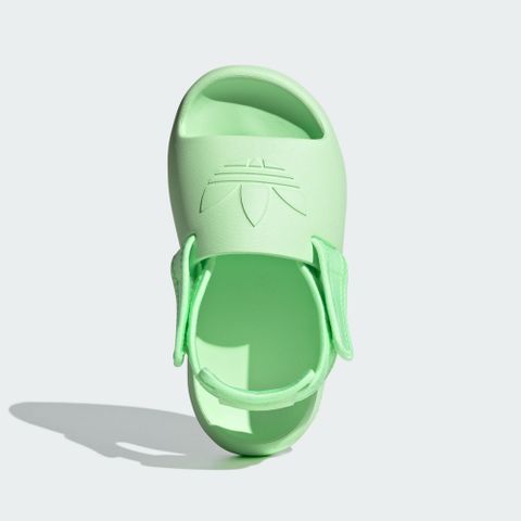 【ADIDAS】ADIFOM ADILETTE C Slipper 涼鞋 童鞋 小童鞋 中童鞋 綠色-IG8436