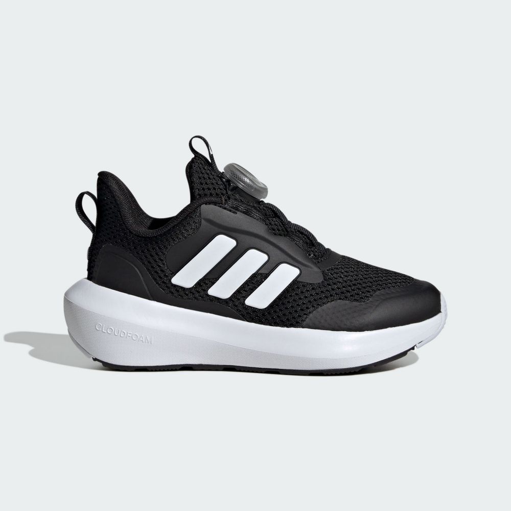 adidas 愛迪達 FortaRun 3.0 BOA K 休閒鞋 童鞋 中童鞋 大童鞋 女鞋 黑色-IF4126