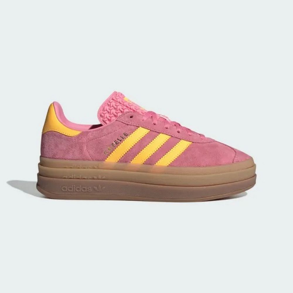 ADIDAS 愛迪達 GAZELLE BOLD W 休閒鞋 女鞋 粉色-IF4498