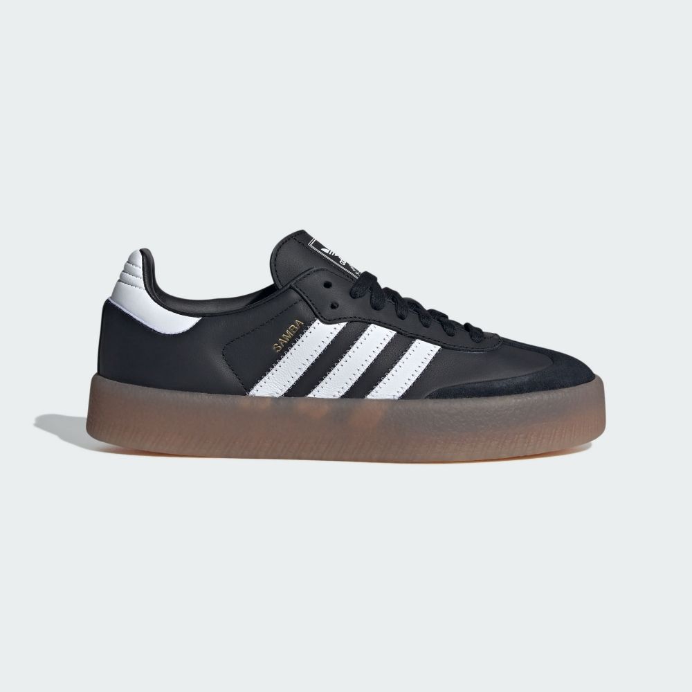adidas 愛迪達 SAMBAE W 休閒鞋 女鞋 黑色-JI1350