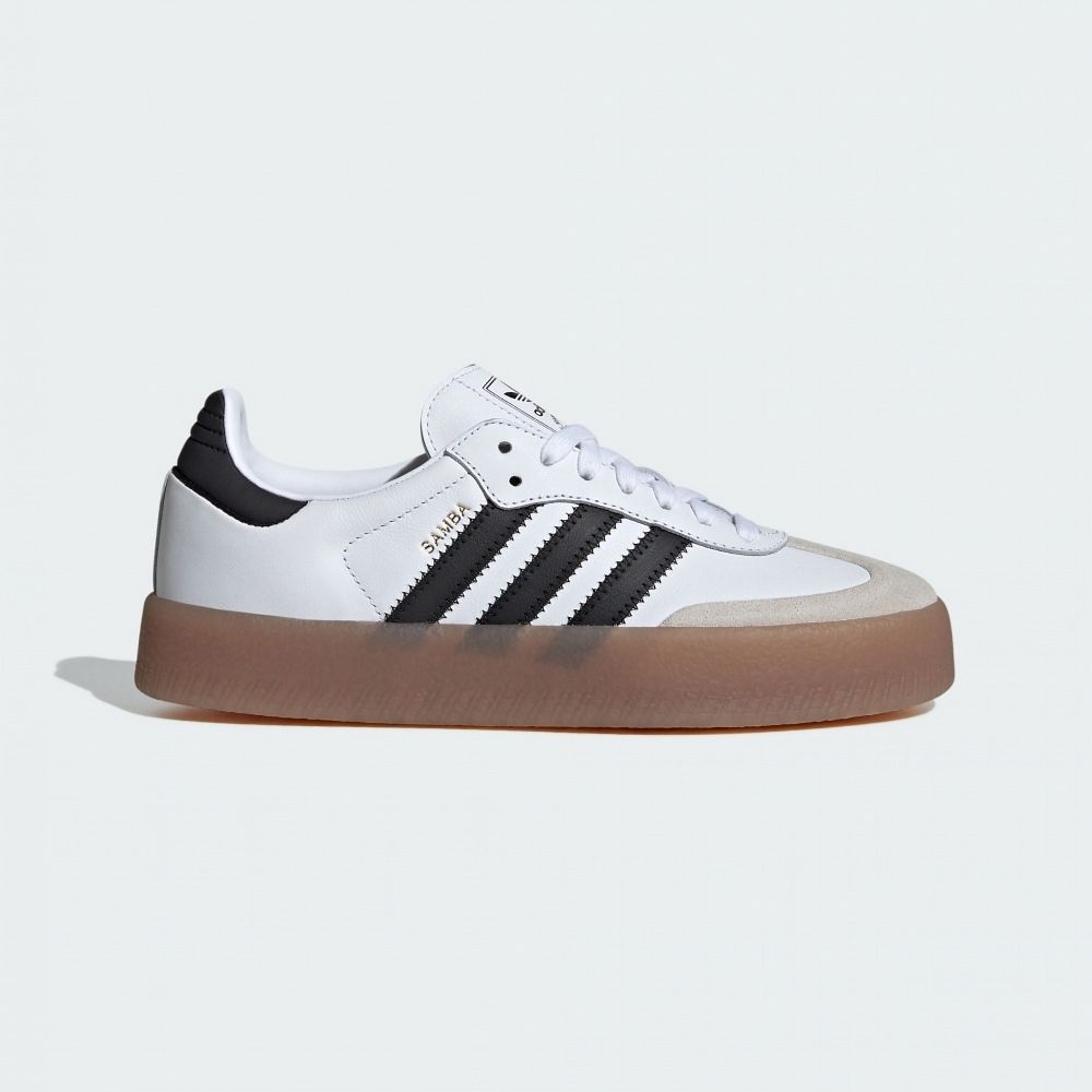 adidas 愛迪達 SAMBAE W 休閒鞋 女鞋 白色-JI1349