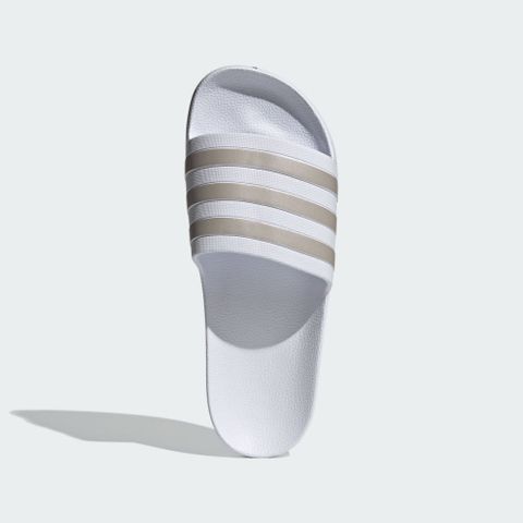 ADIDAS 愛迪達 【ADIDAS】ADILETTE AQUA Slipper拖鞋 男鞋 女鞋 白灰色-EF1730