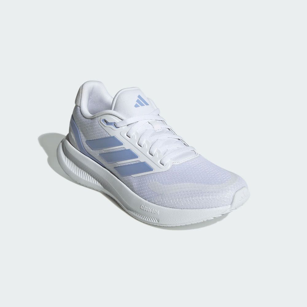 ADIDAS 愛迪達 【ADIDAS】RUNFALCON 5 W 跑步鞋 女鞋 白藍色-IE8827