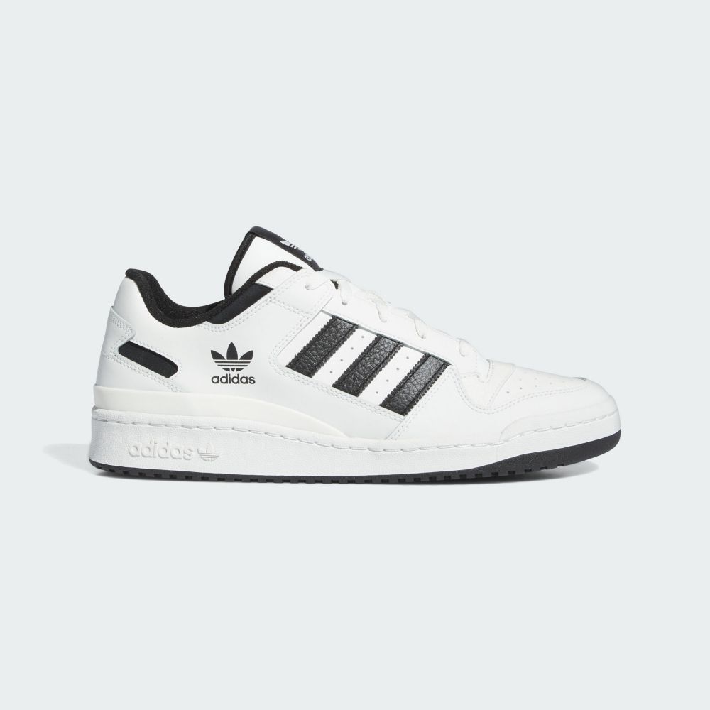 adidas 愛迪達 【ADIDAS】FORUM LOW CL 休閒鞋 男鞋 白黑色-IH7830