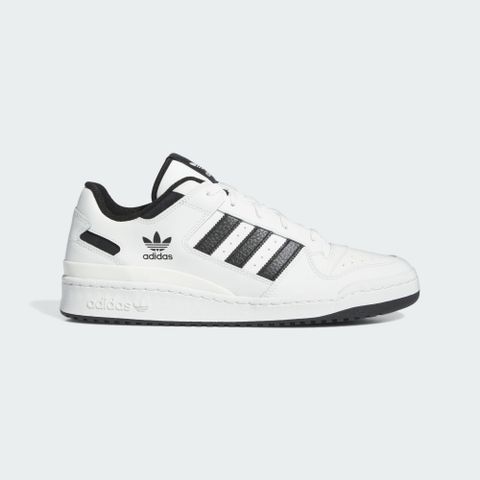 ADIDAS 愛迪達 【ADIDAS】FORUM LOW CL 休閒鞋 男鞋 白黑色-IH7830