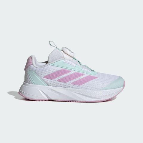 ADIDAS 愛迪達 【ADIDAS】DURAMO SL BOA K 跑步鞋 中大童 童鞋 白粉色-IH7522