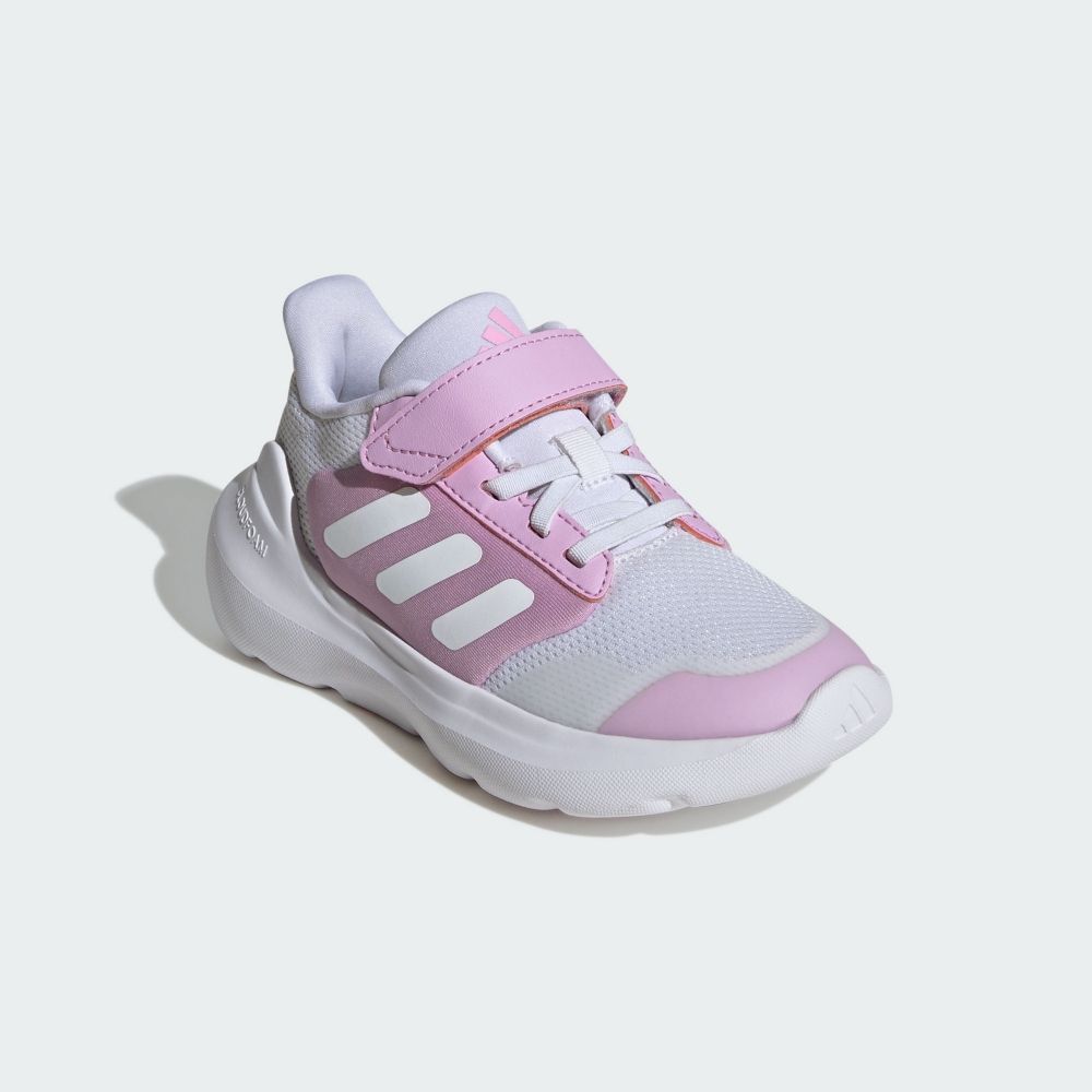 ADIDAS 愛迪達 Tensaur Run 3.0 EL C 跑步鞋 中大童 童鞋 粉白色-IE5992