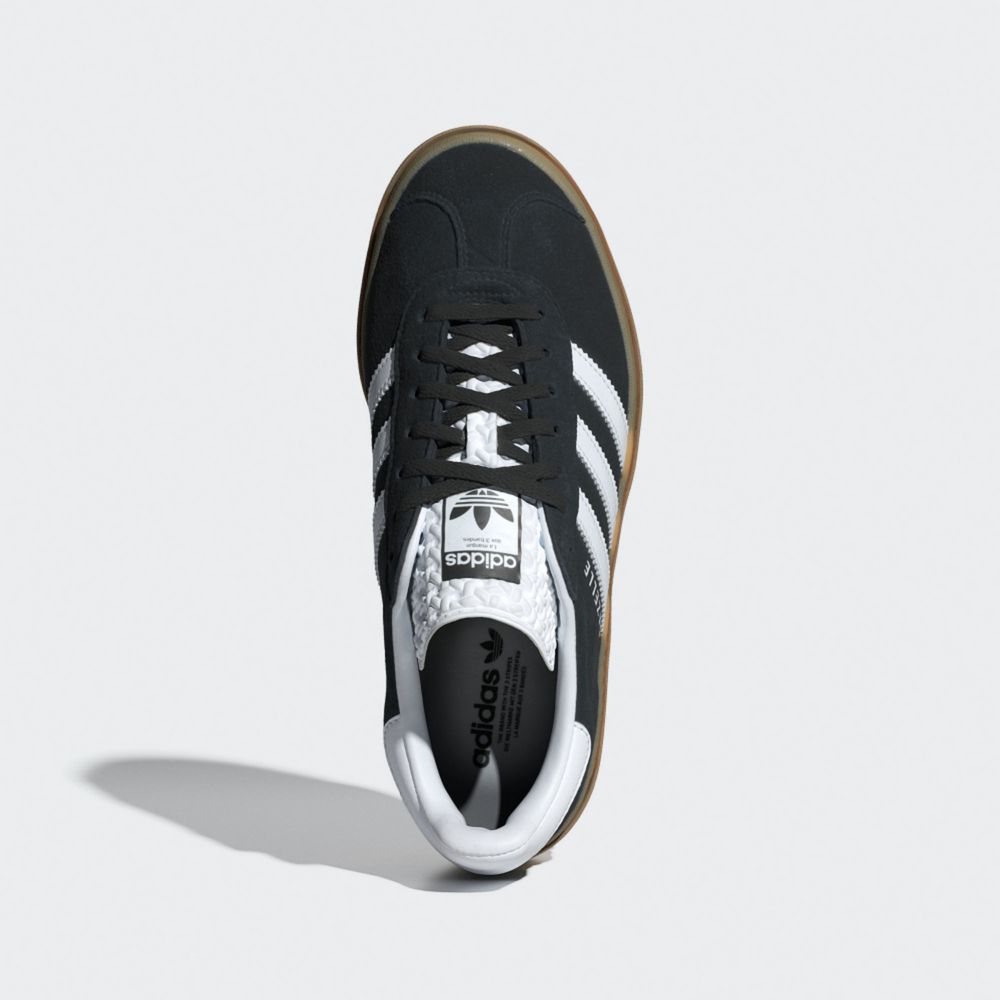 ADIDAS 愛迪達 【ADIDAS】GAZELLE BOLD W 休閒鞋 女鞋 黑色-IE0876