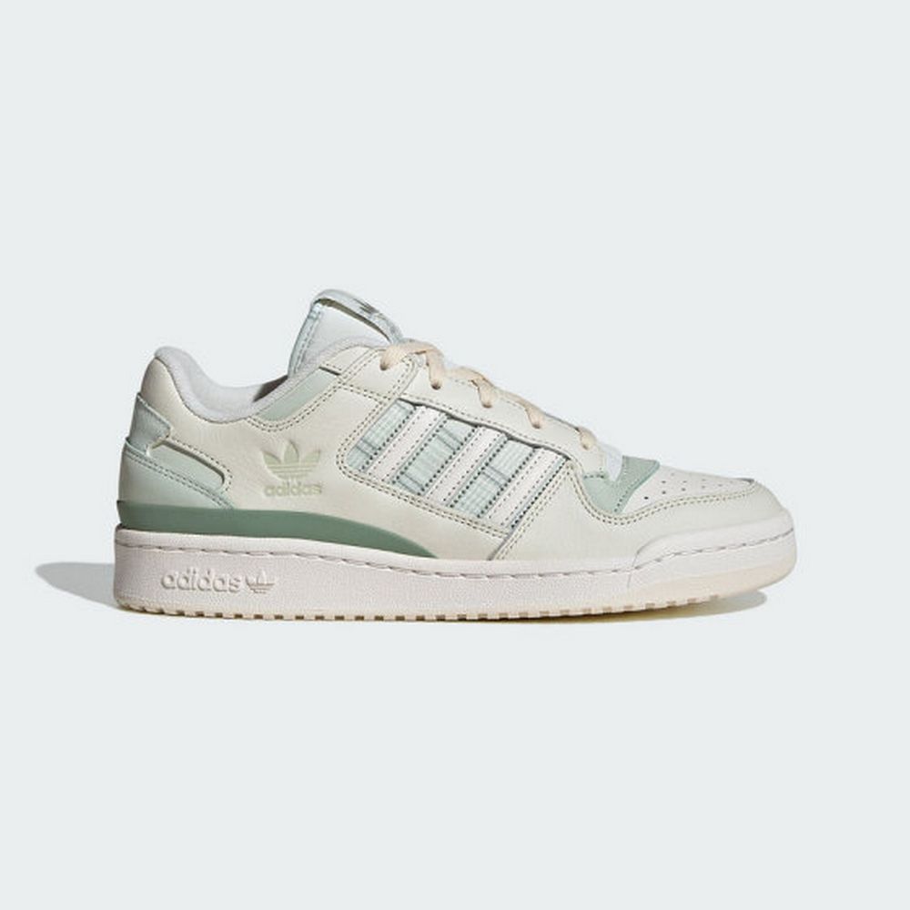 adidas 愛迪達 FORUM LOW CL 休閒鞋 男鞋 白綠色-JH9597