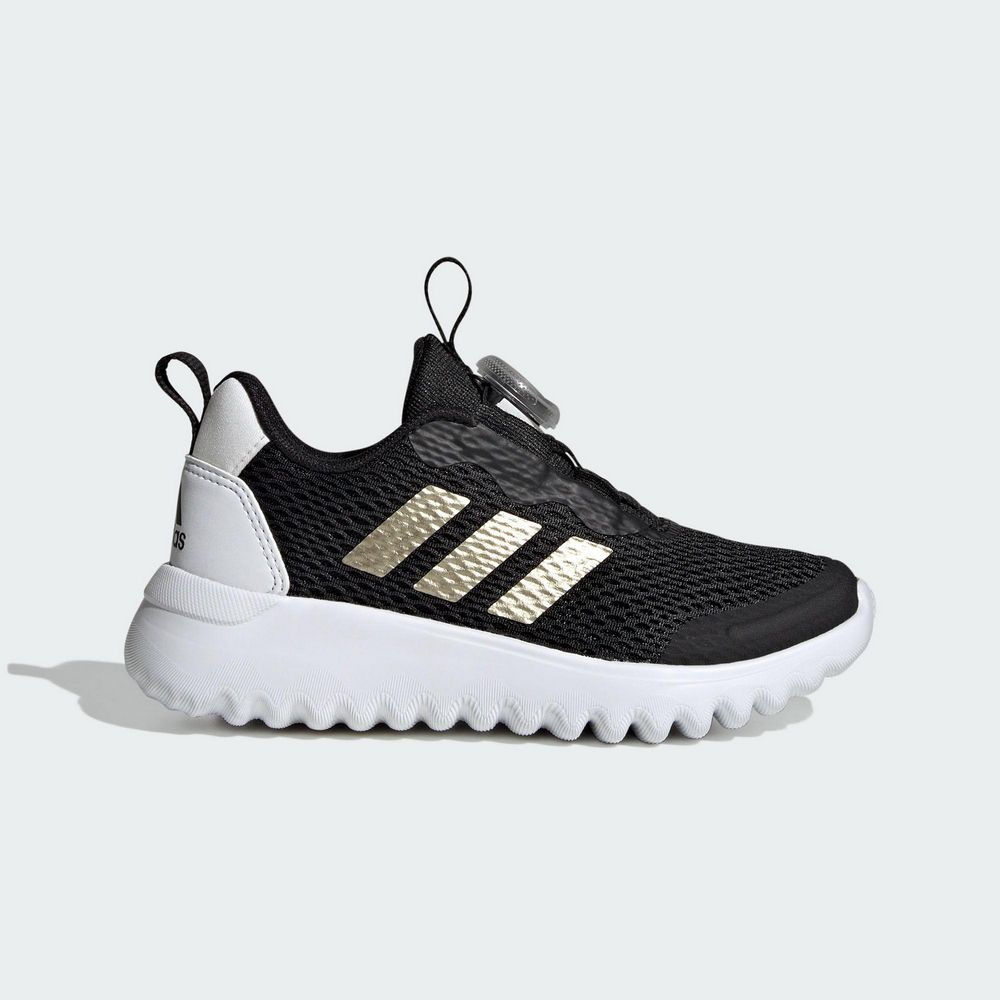  【ADIDAS】ActiveFlex BOA 3.0 K 跑步鞋 童鞋 中大童 女鞋 黑色-IG0588