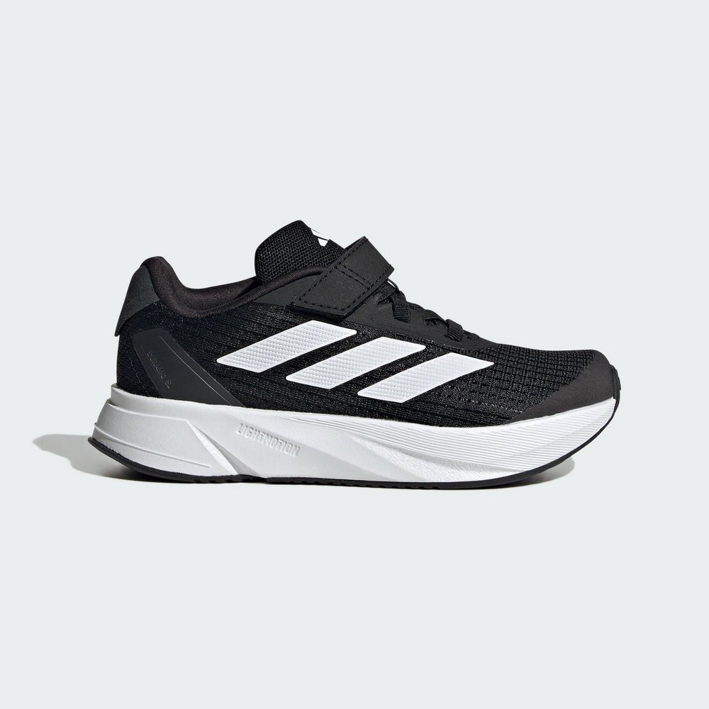 adidas 愛迪達 DURAMO SL EL K 跑步鞋 童鞋 中大童 女鞋 黑色-IG2460