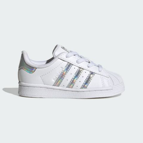 【ADIDAS】SUPERSTAR EL I 休閒鞋 童鞋 嬰幼 小童 白色-IG0259