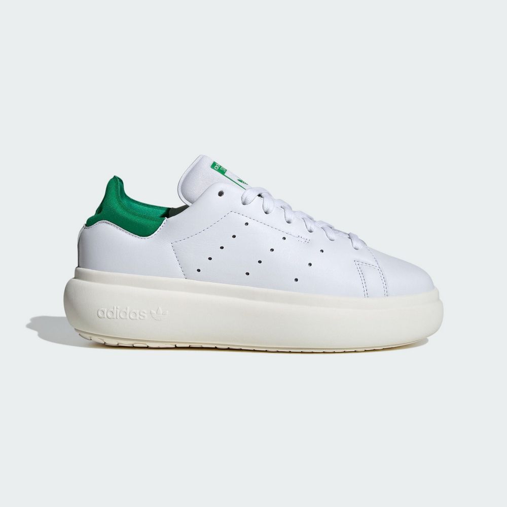 ADIDAS 愛迪達 【ADIDAS】STAN SMITH PF W 休閒鞋 女鞋 白綠-ID2786