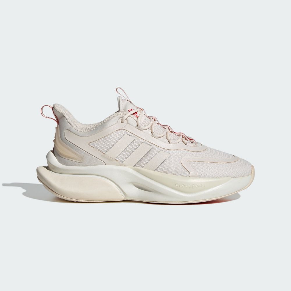 adidas 愛迪達 AlphaBounce + 跑步鞋 女鞋 米白-ID8626