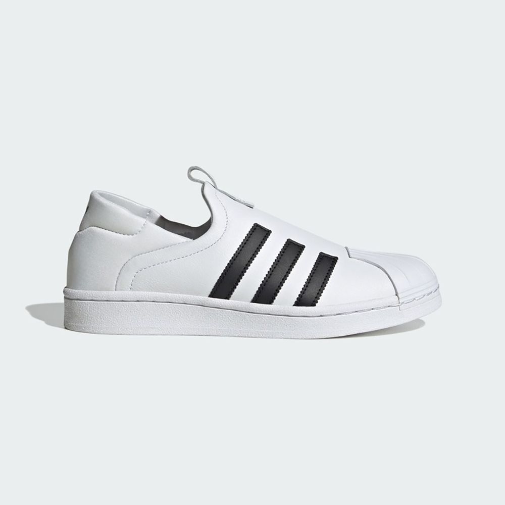 ADIDAS 愛迪達 【ADIDAS】SUPERSTAR SLIP ON W 休閒鞋 女鞋 白黑-IE0399