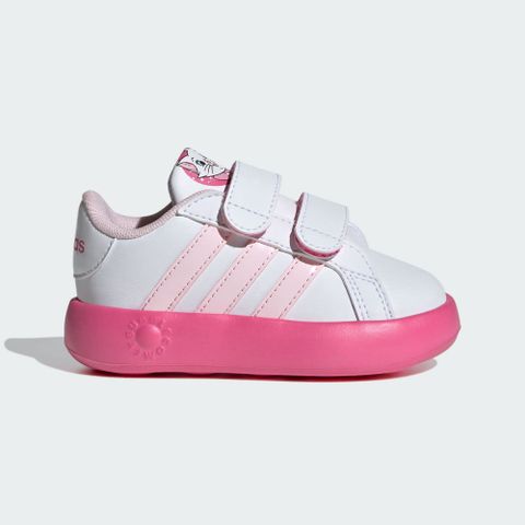 【ADIDAS】DISNEY瑪麗貓 X GRAND COURT 2.0 Marie CF I 網球鞋 童鞋 嬰幼 白粉-ID8015