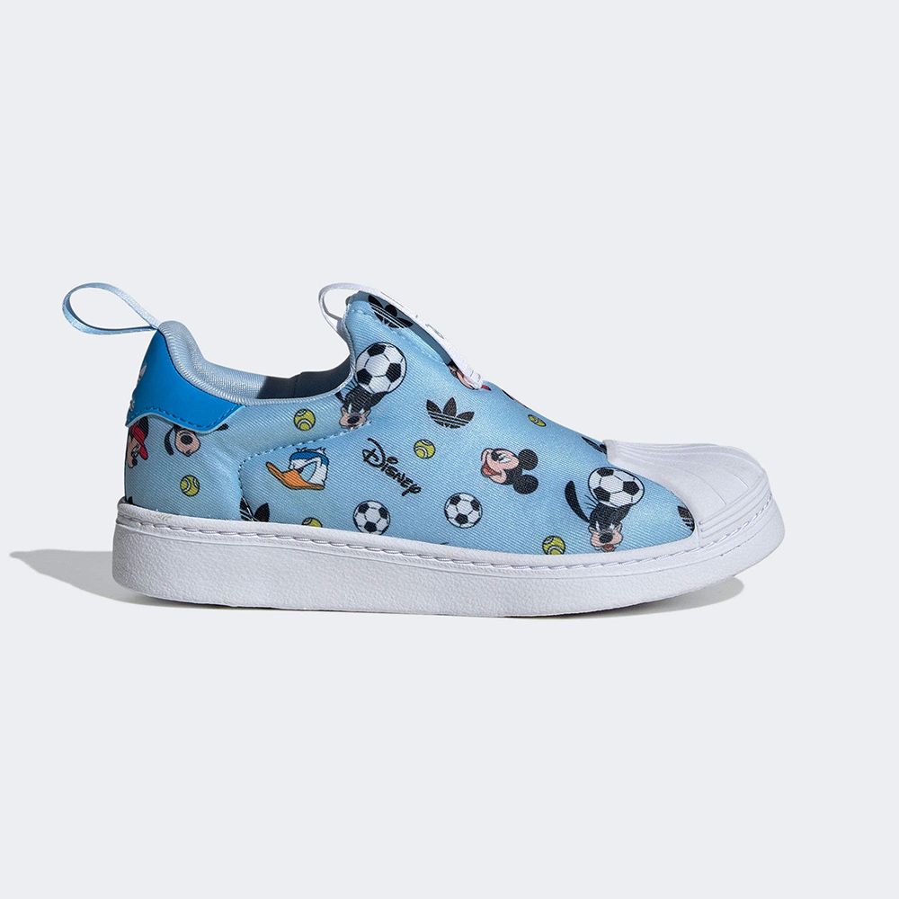 adidas 愛迪達 【ADIDAS】DISNEY X SUPERSTAR 360 C 休閒鞋 童鞋 中童鞋 大童鞋 藍色-IF1273