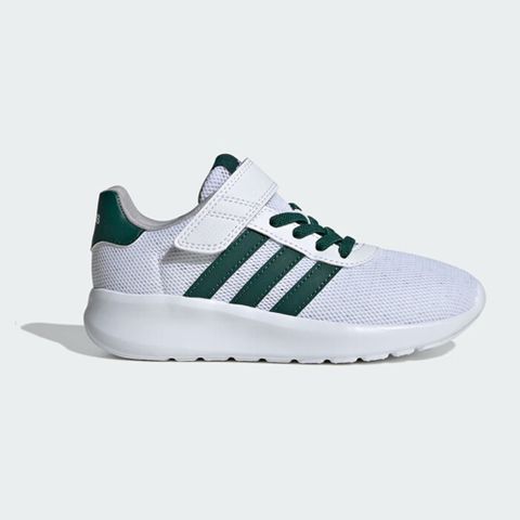 【ADIDAS】LITE RACER 3.0 EL K 跑步鞋 中童鞋 大童鞋 白綠-ID8489