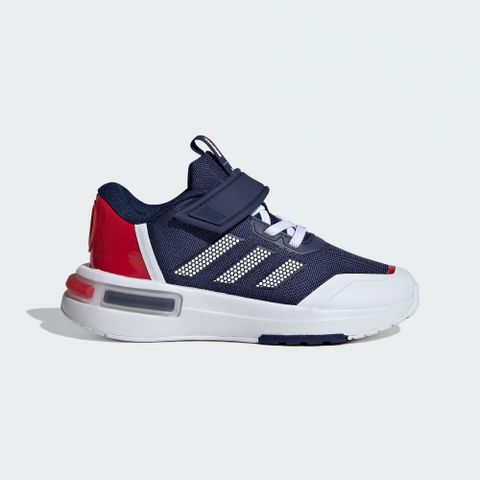 【ADIDAS】MARVEL 美國隊長 X RACER 跑步鞋 童鞋 中童鞋 大童鞋 藍色-IF3409