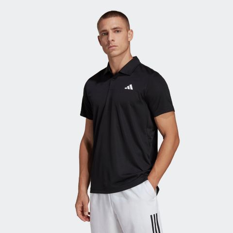 ADIDAS 愛迪達 H.RDY POLO 短袖POLO 男 黑色-HS3236