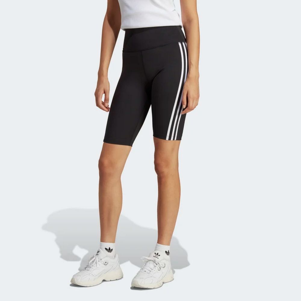 ADIDAS 愛迪達 HW SHORT TIGHTS 緊身短褲 女 黑色-IB7414