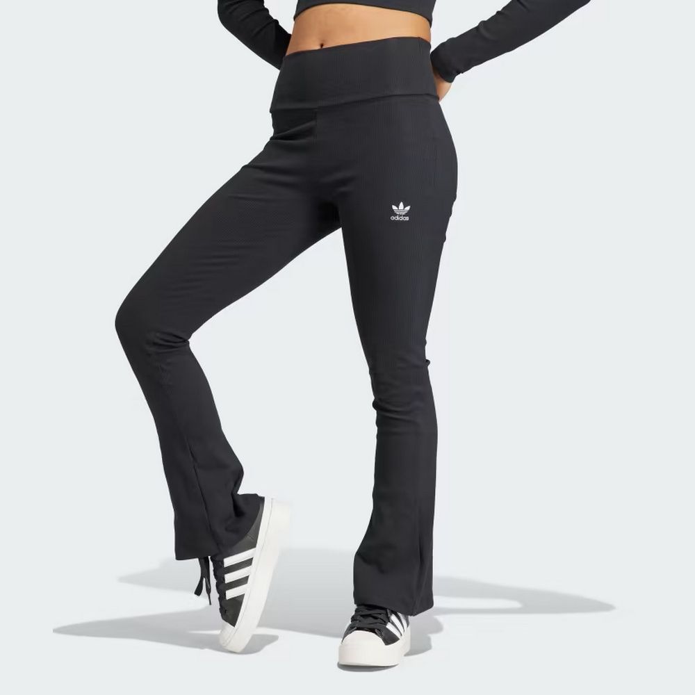 ADIDAS 愛迪達 【ADIDAS】RIB FLARED PANT 長褲 女-II8056