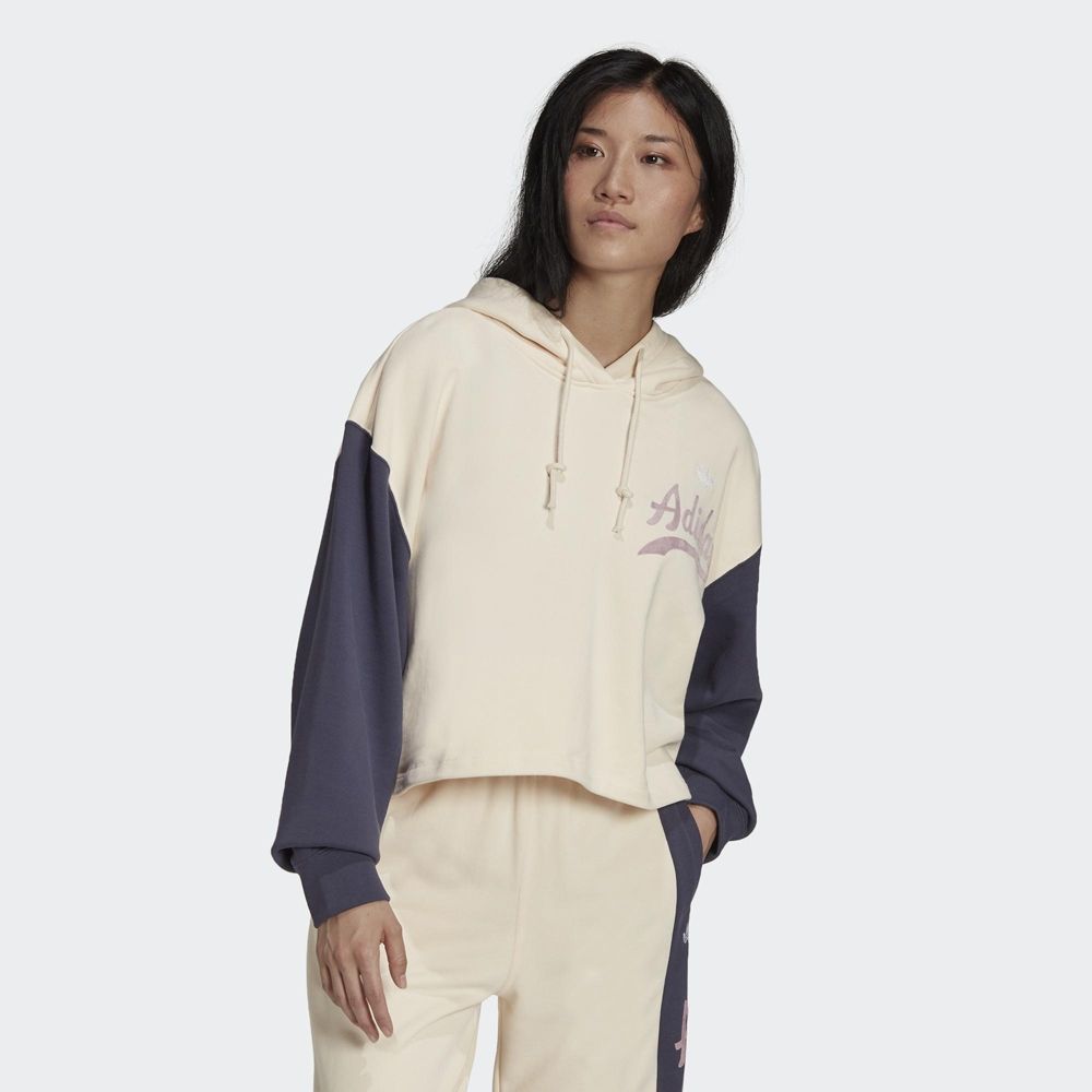 ADIDAS 愛迪達 【ADIDAS】HOODIE 女 連帽上衣-HD9782