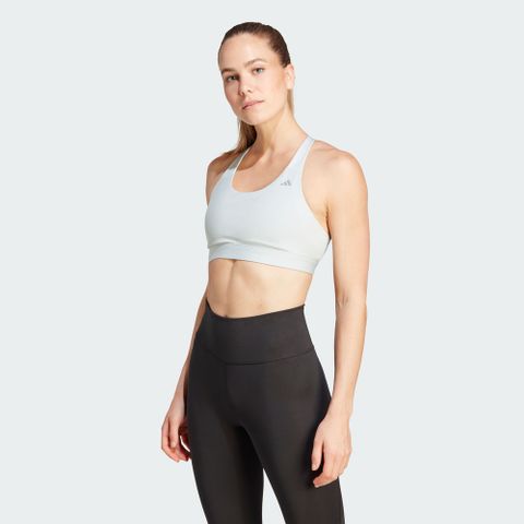 【ADIDAS】ULTIMATE MS BRA 運動內衣 女 灰色-IL2901