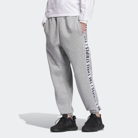 ADIDAS 愛迪達 【ADIDAS】WORD FL PANTS 長褲 男女 灰色-IK7339