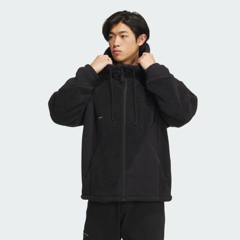 ADIDAS 愛迪達 【ADIDAS】ST MIX KNJKT 休閒外套 男 黑色-IP4973