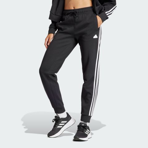 ADIDAS 愛迪達 【ADIDAS】W FI 3S REG PT 長褲 女 黑色-IN9479