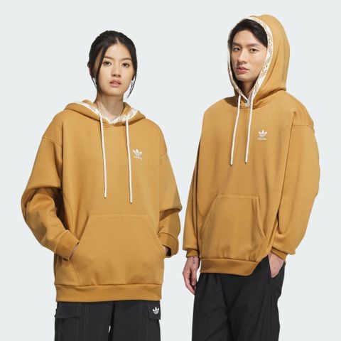 ADIDAS 愛迪達 【ADIDAS】CNY新年 NEW FT GFX HOOD 連帽上衣 帽T 男女 黃色-IX4216