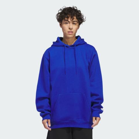 ADIDAS 愛迪達 【ADIDAS】SHMOO G HOODIE 圓領套頭衫 男 藍色-IU0087