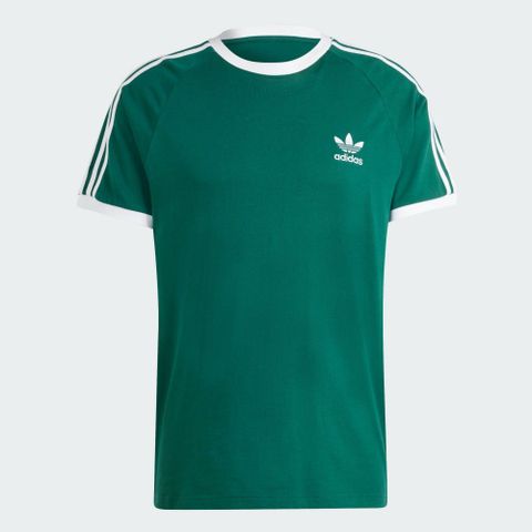 ADIDAS 愛迪達 【ADIDAS】3-STRIPES TEE 短袖上衣 男 綠色-IM9387