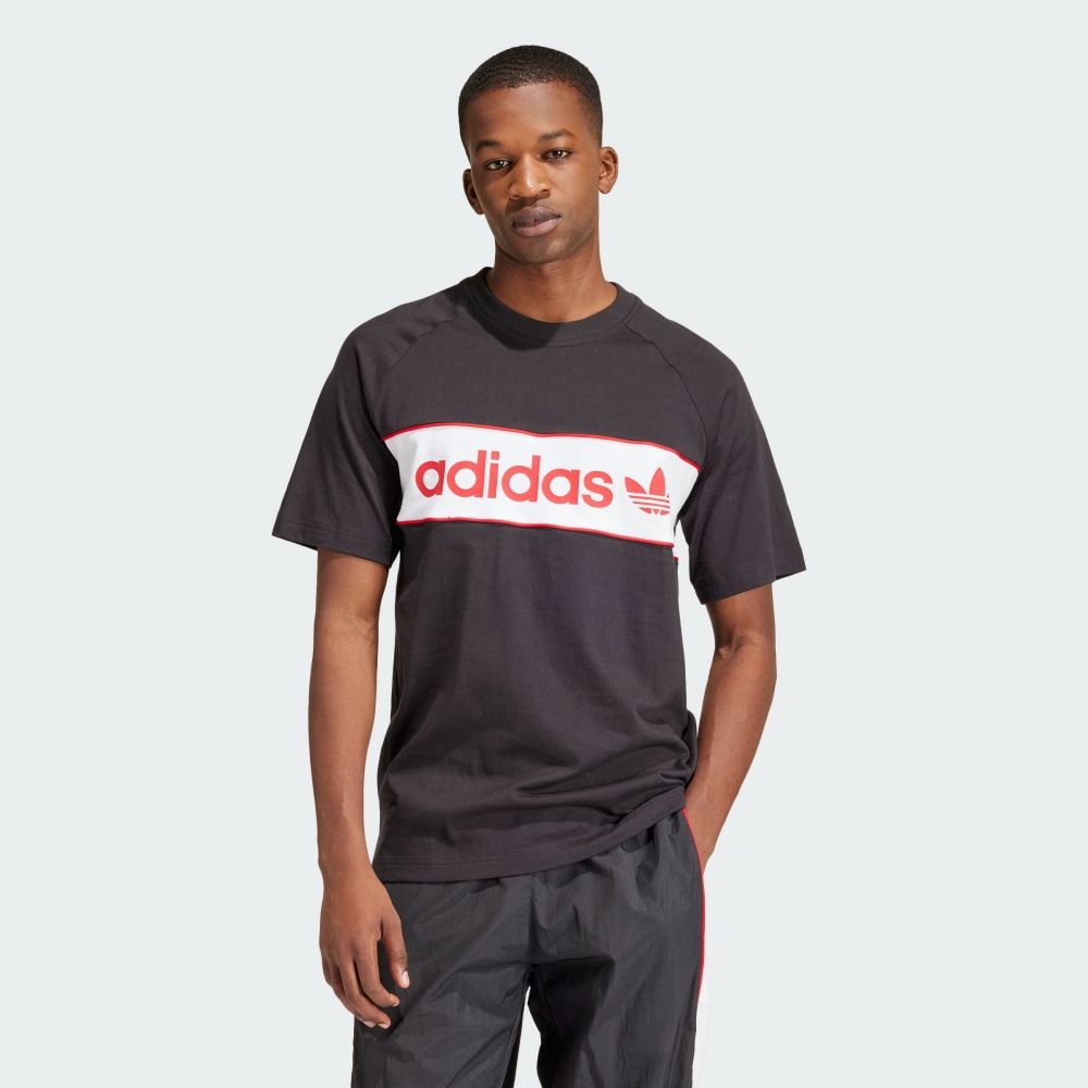 ADIDAS 愛迪達 【ADIDAS】NY TEE 短袖上衣 男 黑色-IS1404