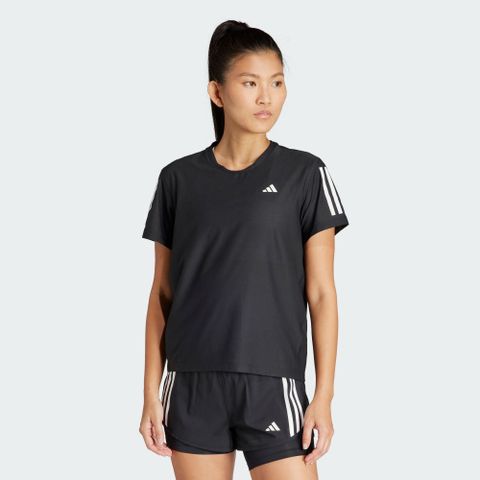 ADIDAS 愛迪達 【ADIDAS】OTR B TEE 短袖上衣 女 黑色-IN2961