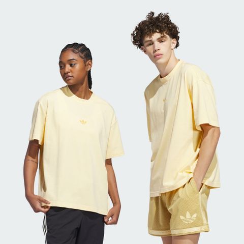 ADIDAS 愛迪達 CLASSIC TEE 短袖上衣 中 黃色-IS8888