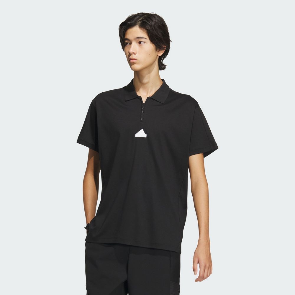  【ADIDAS】TH COOL POLO 短袖POLO 男 黑色-IT3934