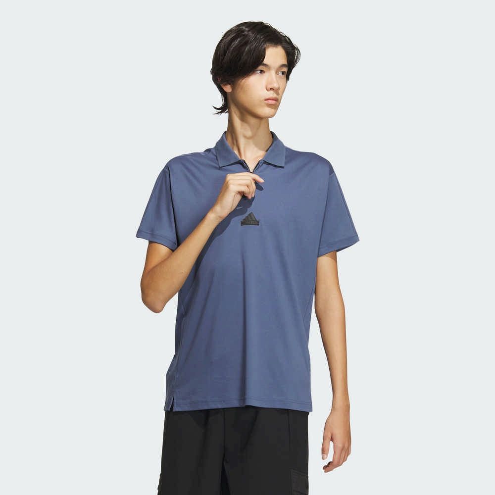  【ADIDAS】TH COOL POLO 短袖POLO 男 藍色-IT3935