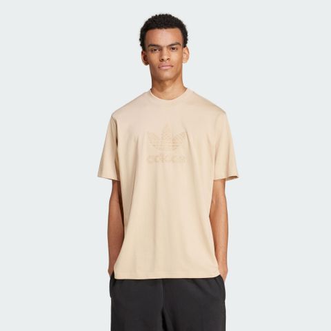 【ADIDAS】MONO TEE 短袖上衣 男 黃色-IX6747