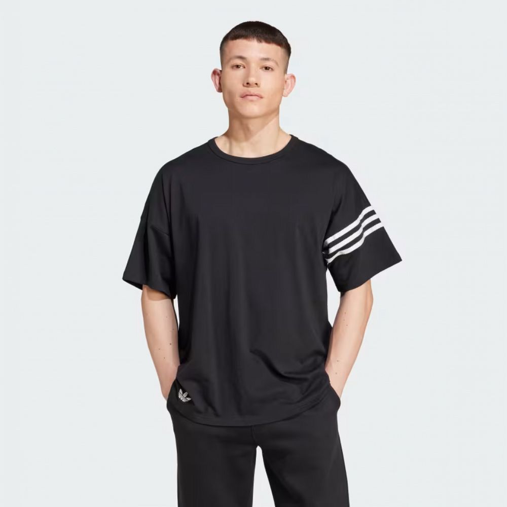  【ADIDAS】NEU C TEE 短袖上衣 男 黑色-IW0972