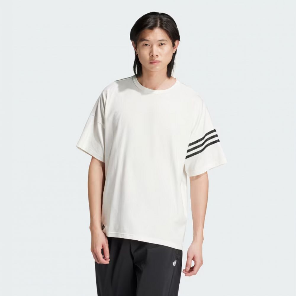  【ADIDAS】NEU C TEE 短袖上衣 男 白色-IY4901