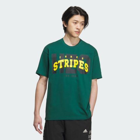 【ADIDAS】CLG S/S TEE 短袖上衣 男 綠色-JG8543